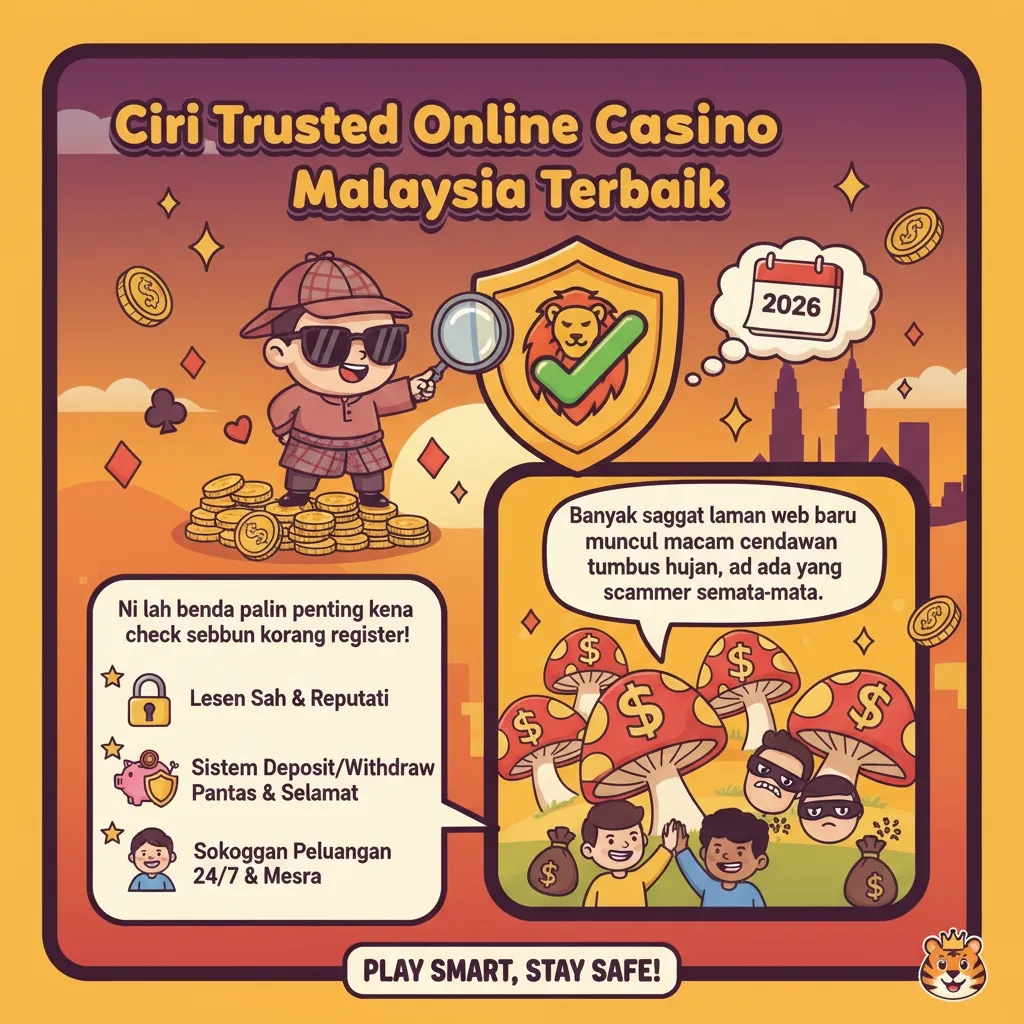 Ciri Trusted Online Casino Malaysia Terbaik
