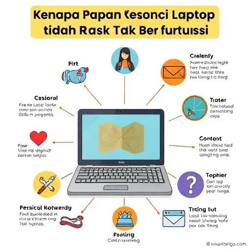 Kenapa Papan Kekunci Laptop Boleh Rosak atau Tak Berfungsi?