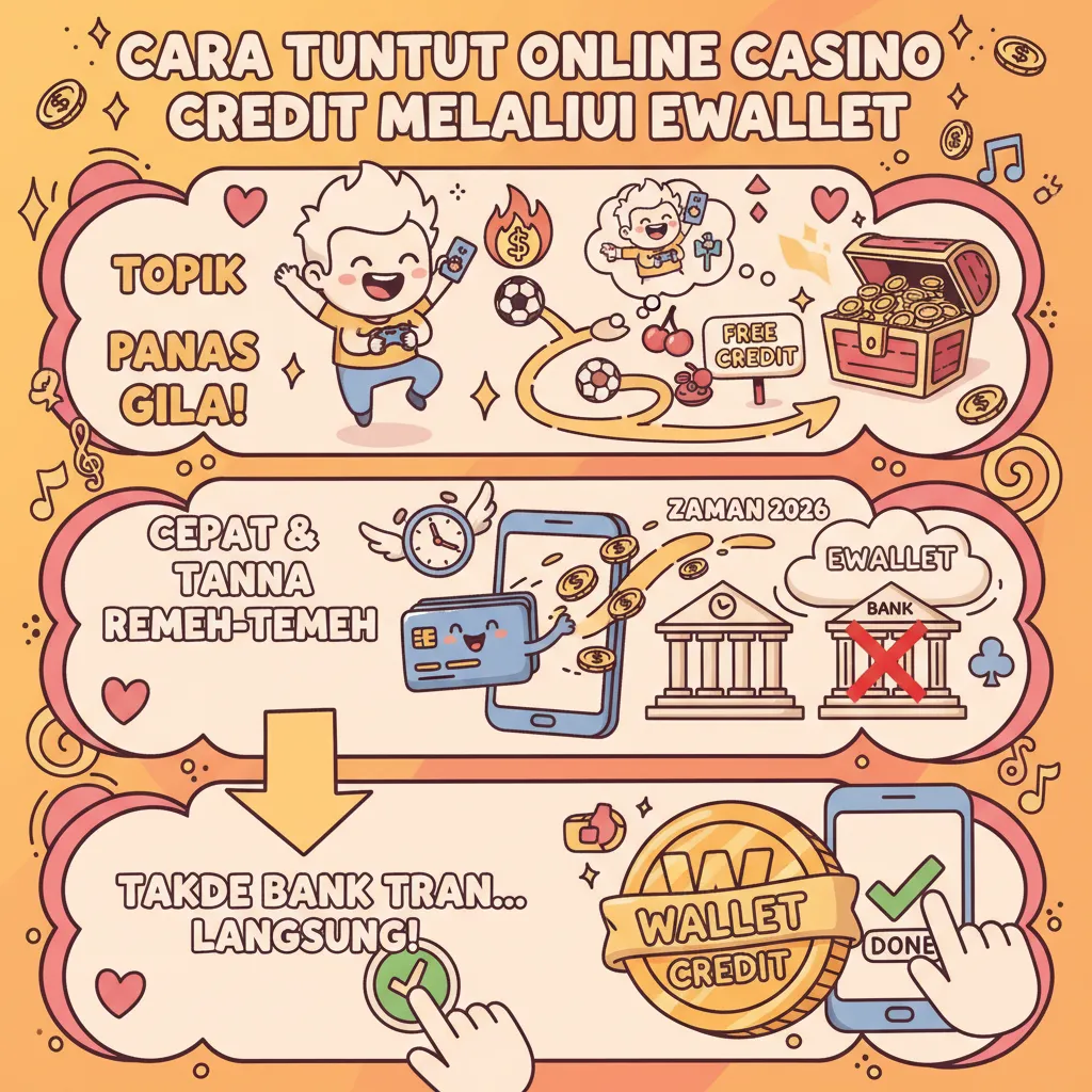 Cara Tuntut Online Casino Credit Melalui Ewallet