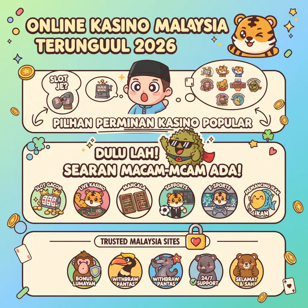 Pilihan Permainan Kasino Malaysia Popular