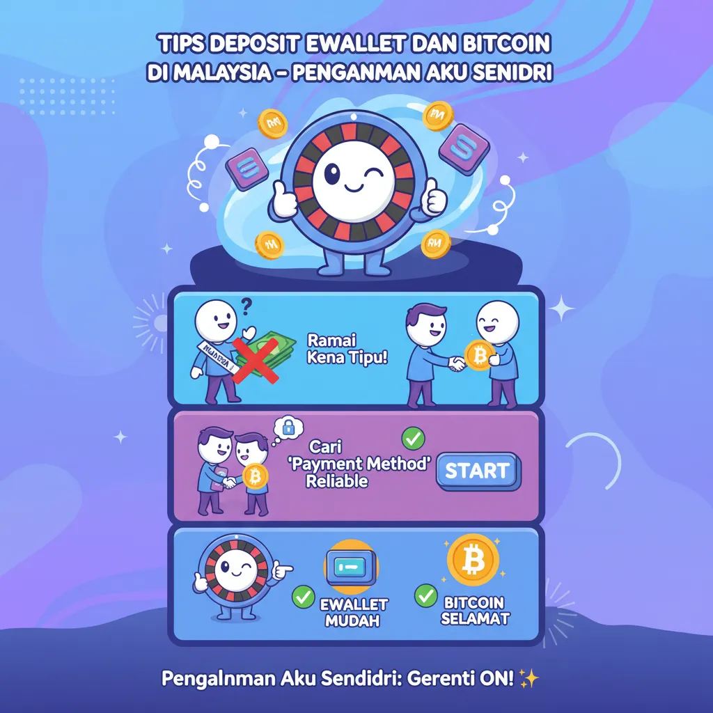 Tips Deposit eWallet dan Bitcoin di Malaysia