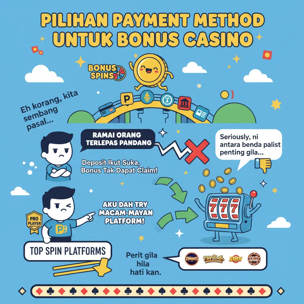 Pilihan Payment Method Untuk Bonus Casino